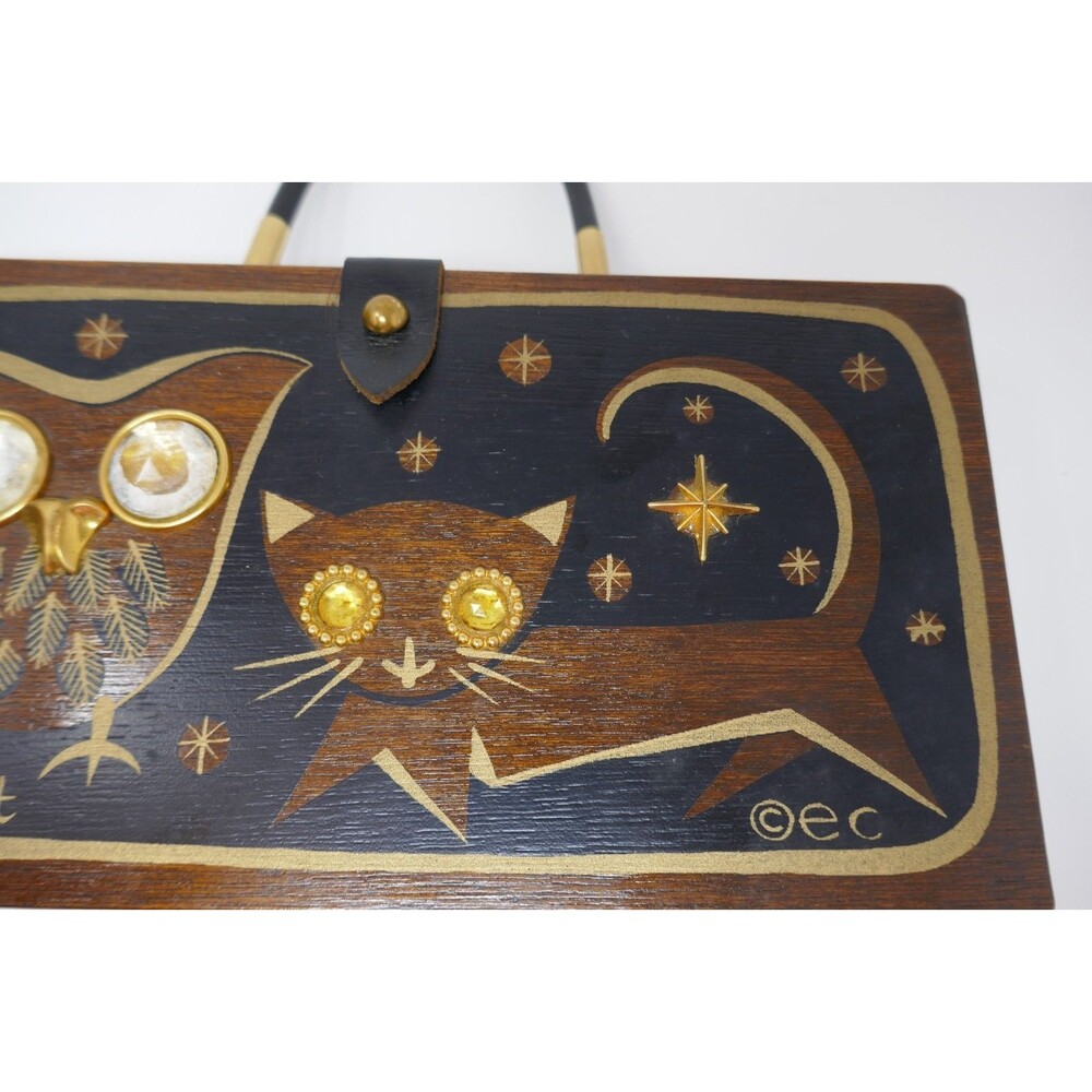Enid Collins of Texas 1965 Vintage Owl & Cat Jeweled … - Gem